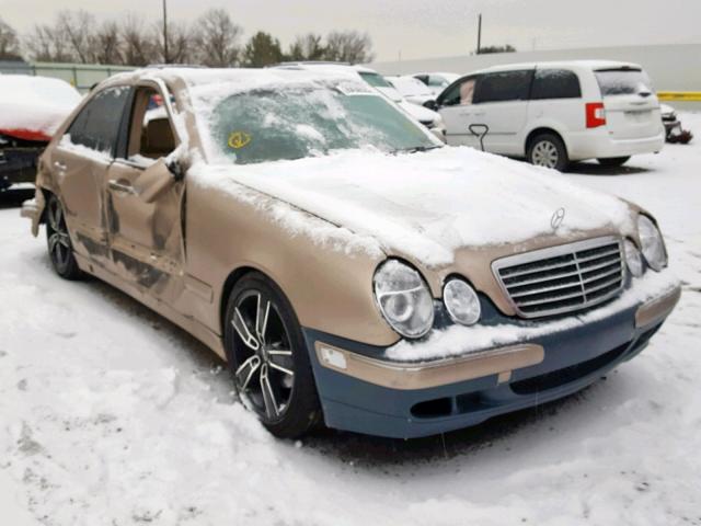 WDBJF65J91B252177 - 2001 MERCEDES-BENZ E 320 TAN photo 1