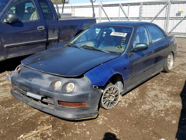 JH4DB7653RS014062 - 1994 ACURA INTEGRA LS GREEN photo 2