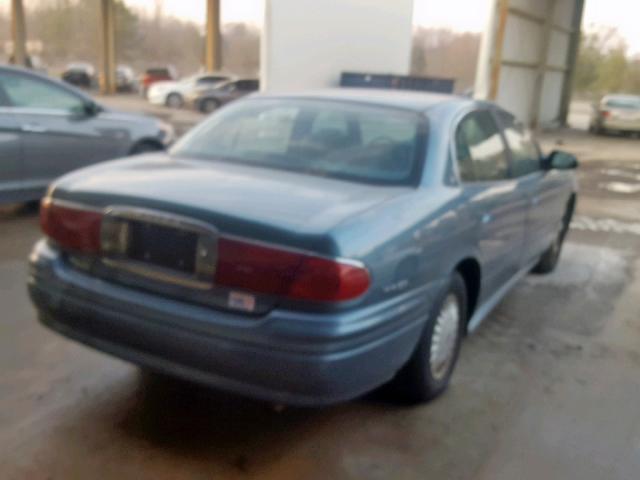 1G4HP54K51U114721 - 2001 BUICK LESABRE CU BLUE photo 4