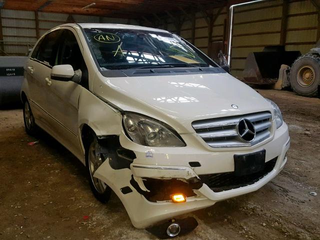 WDDFH3DB5AJ566690 - 2010 MERCEDES-BENZ B200 WHITE photo 1