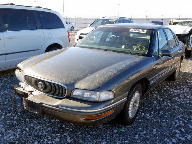 1G4HR52K1VH432217 - 1997 BUICK LESABRE LI GRAY photo 2