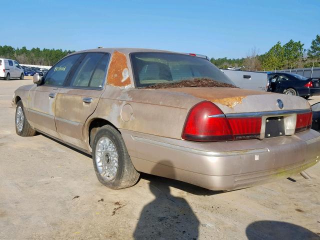 2MEFM75W3WX629507 - 1998 MERCURY GRAND MARQ TAN photo 3