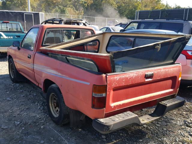 JT4RN81R9L0057984 - 1990 TOYOTA PICKUP 1/2 RED photo 3