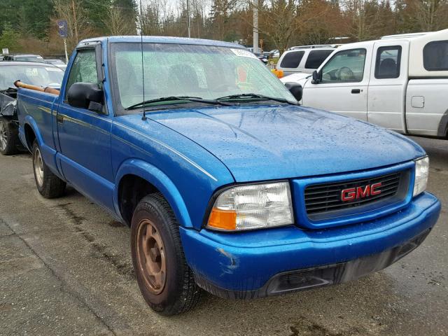 1GTCS1443Y8168593 - 2000 GMC SONOMA BLUE photo 1