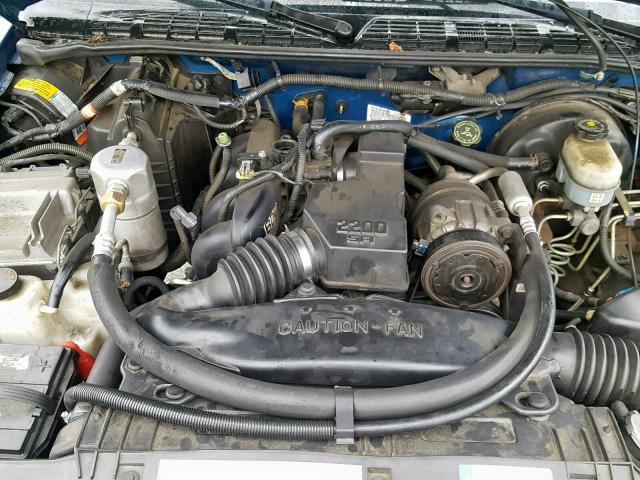 1GTCS1443Y8168593 - 2000 GMC SONOMA BLUE photo 7