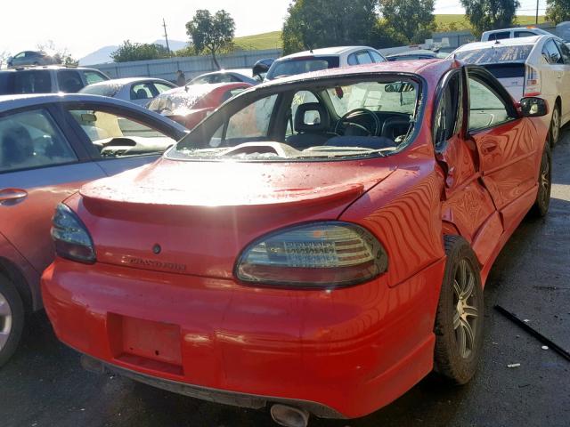 1G2WP52K7XF227859 - 1999 PONTIAC GRAND PRIX RED photo 4
