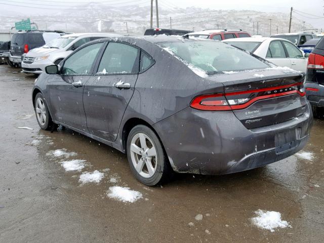 1C3CDFBB2FD404605 - 2015 DODGE DART SXT GRAY photo 3