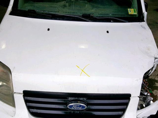 NM0LS7BN4AT003408 - 2010 FORD TRANSIT CO WHITE photo 7