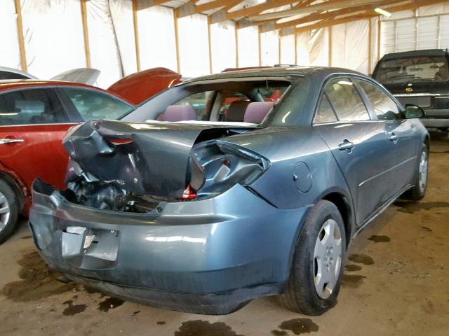 1G2ZF55B264172209 - 2006 PONTIAC G6 SE BLUE photo 4