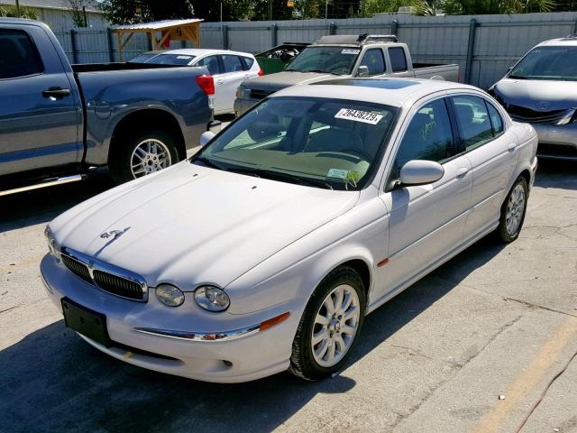 SAJEA51D73XD22667 - 2003 JAGUAR X-TYPE 2.5 WHITE photo 2