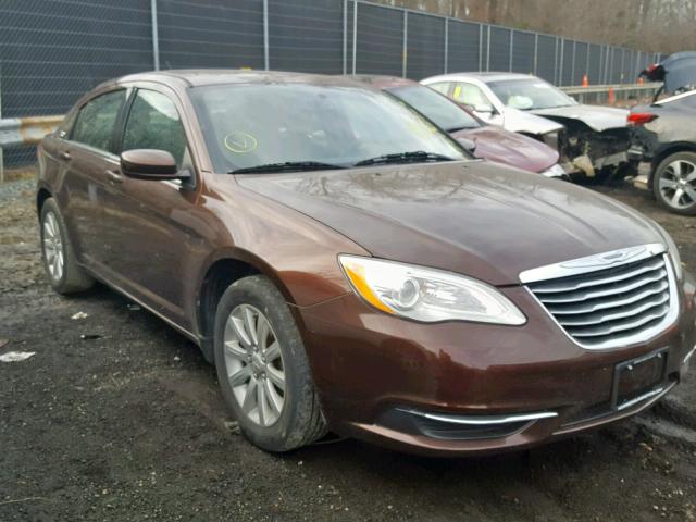 1C3CCBBB2DN512872 - 2013 CHRYSLER 200 TOURIN BROWN photo 1