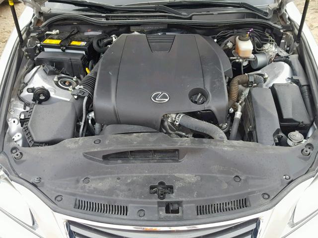 JTHBF1D29F5068025 - 2015 LEXUS IS 250 SILVER photo 7