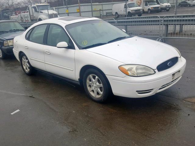 1FAFP56U86A141842 - 2006 FORD TAURUS SEL WHITE photo 1