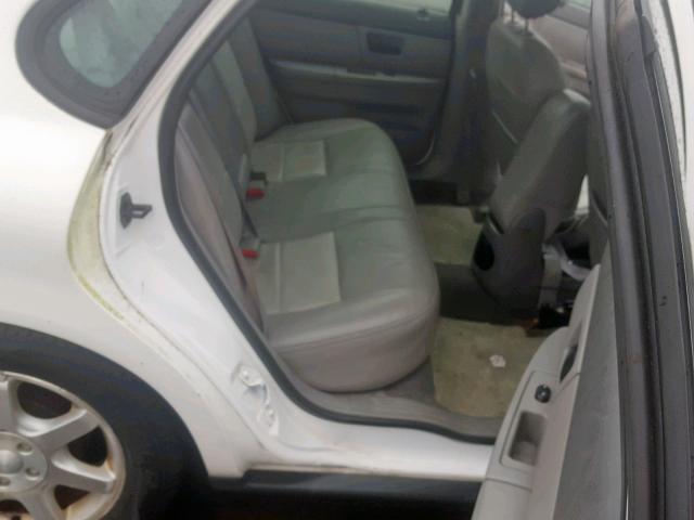 1FAFP56U86A141842 - 2006 FORD TAURUS SEL WHITE photo 6