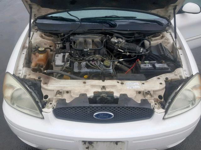 1FAFP56U86A141842 - 2006 FORD TAURUS SEL WHITE photo 7