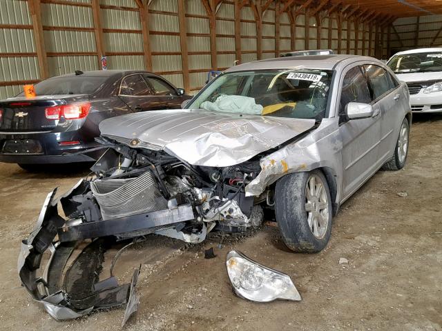 1C3LC56R08N123078 - 2008 CHRYSLER SEBRING TO SILVER photo 2