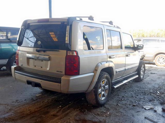 1J8HH68238C154130 - 2008 JEEP COMMANDER კრემისფერი ფოტო 4