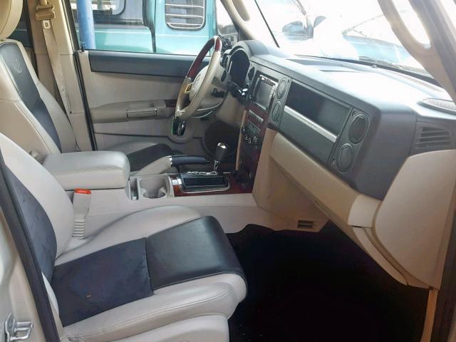 1J8HH68238C154130 - 2008 JEEP COMMANDER კრემისფერი ფოტო 5