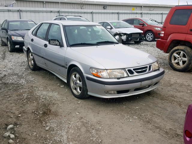 YS3DF55K912051194 - 2001 SAAB 9-3 SE SILVER photo 1