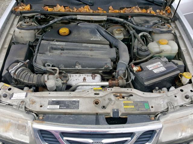 YS3DF55K912051194 - 2001 SAAB 9-3 SE SILVER photo 7