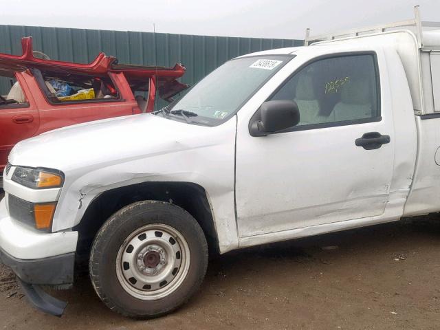 1GCCSBF9XC8131774 - 2012 CHEVROLET COLORADO WHITE photo 9