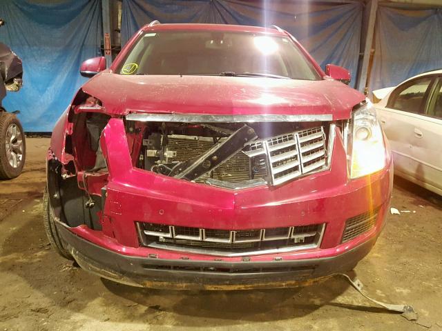 3GYFNGE37DS614690 - 2013 CADILLAC SRX LUXURY RED photo 9