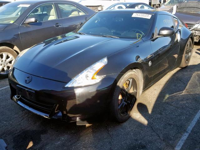 JN1AZ44E49M403110 - 2009 NISSAN 370Z BLACK photo 2