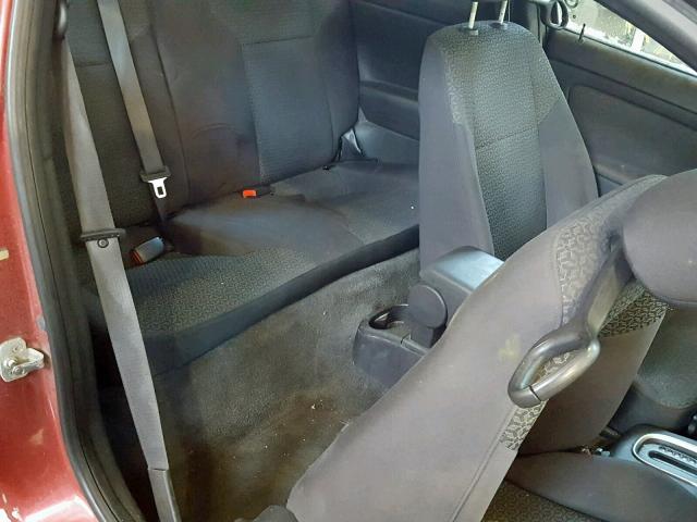 1G2AL15F677389862 - 2007 PONTIAC G5 RED photo 6