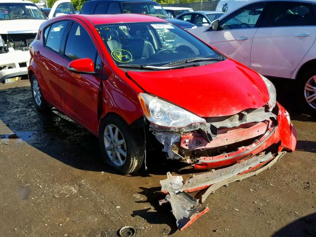 JTDKDTB32C1512802 - 2012 TOYOTA PRIUS C RED photo 1