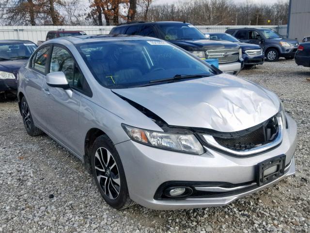 19XFB2F90DE043580 - 2013 HONDA CIVIC EXL SILVER photo 1