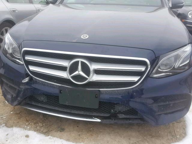 WDDZF4KB1JA401375 - 2018 MERCEDES-BENZ E 300 4MAT BLUE photo 9