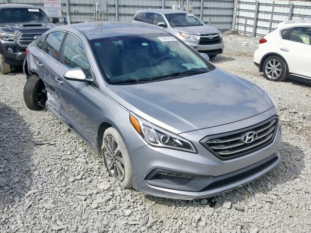 5NPE34AF6FH259000 - 2015 HYUNDAI SONATA SPO SILVER photo 1