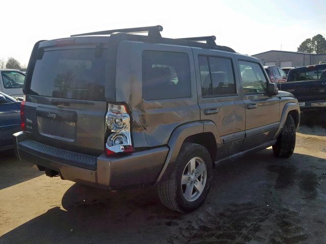 1J8HG48K17C654597 - 2007 JEEP COMMANDER 绿色 照片 4