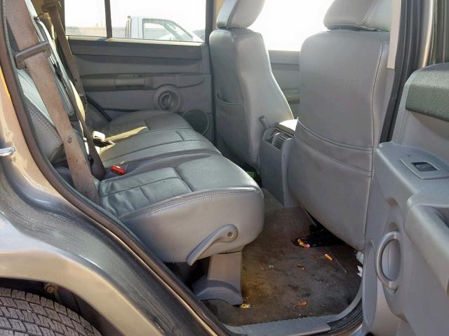 1J8HG48K17C654597 - 2007 JEEP COMMANDER 绿色 照片 6