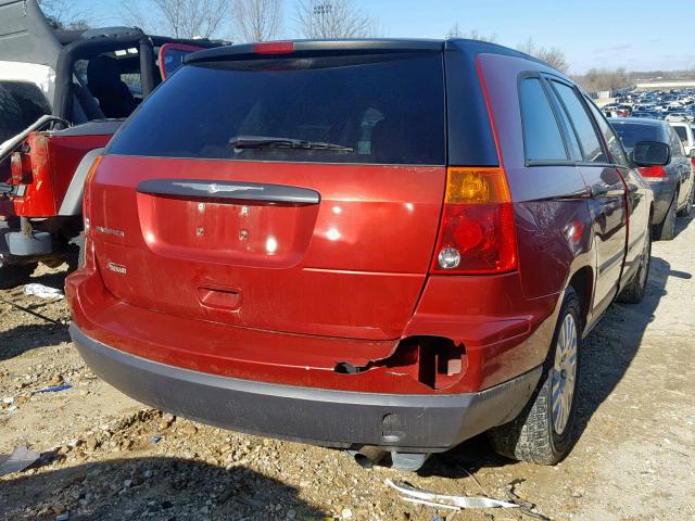 2A4GM48456R891574 - 2006 CHRYSLER PACIFICA RED photo 4