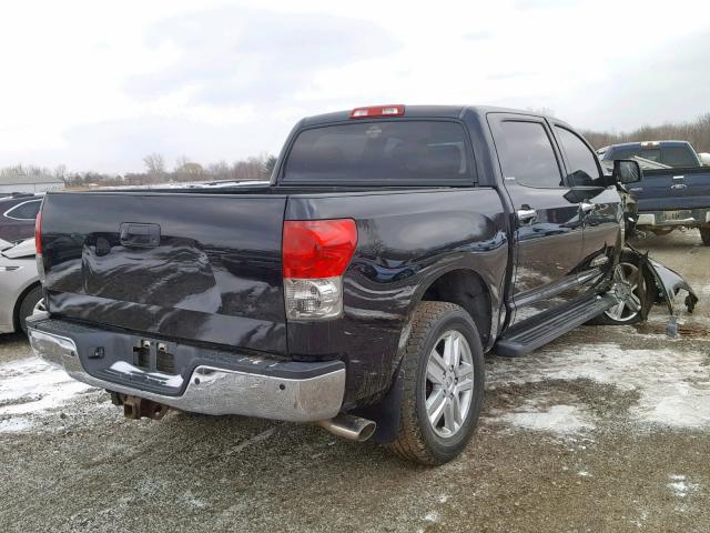 5TBDV58147S476698 - 2007 TOYOTA TUNDRA CRE BLACK photo 4