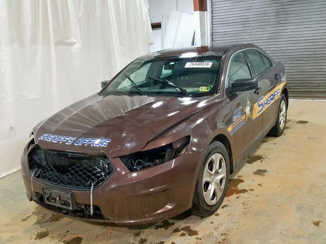 1FAHP2MT7DG215232 - 2013 FORD TAURUS POL BROWN photo 2