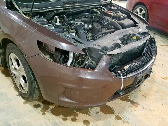 1FAHP2MT7DG215232 - 2013 FORD TAURUS POL BROWN photo 9