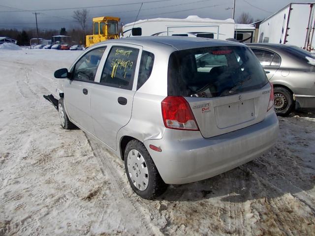 KL5TJ66617B748267 - 2007 SUZUKI SWIFT SILVER photo 3