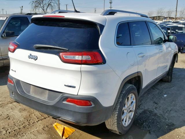 1C4PJMCB1EW250786 - 2014 JEEP CHEROKEE L WHITE photo 4