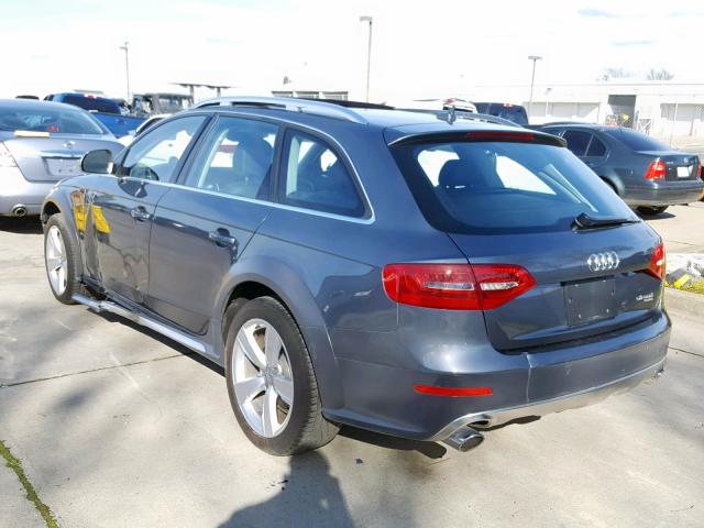 WA1UFAFL8DA152724 - 2013 AUDI A4 ALLROAD GRAY photo 3