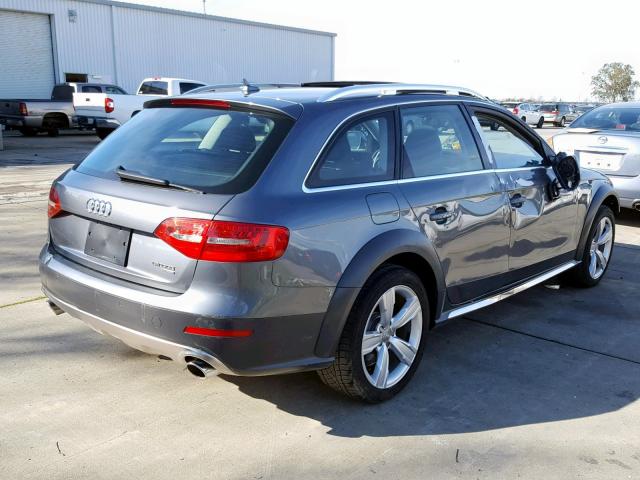 WA1UFAFL8DA152724 - 2013 AUDI A4 ALLROAD GRAY photo 4