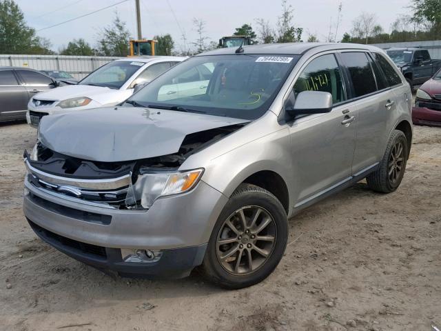 2FMDK38C68BA82611 - 2008 FORD EDGE SEL SILVER photo 2