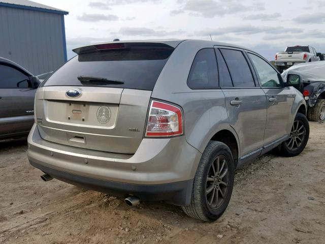 2FMDK38C68BA82611 - 2008 FORD EDGE SEL SILVER photo 4