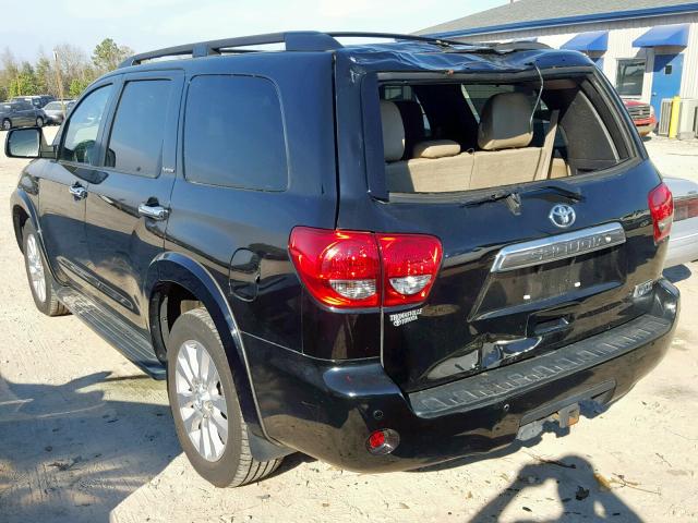 5TDYY5G11FS058499 - 2015 TOYOTA SEQUOIA PL BLACK photo 3