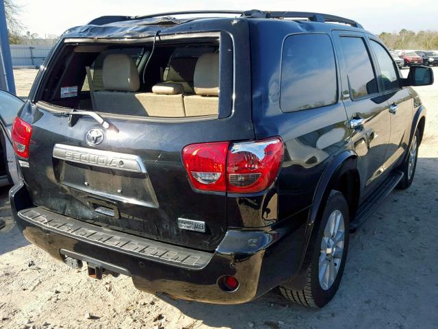 5TDYY5G11FS058499 - 2015 TOYOTA SEQUOIA PL BLACK photo 4