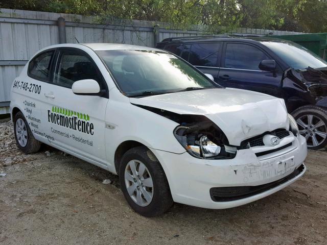 KMHCM3AC3AU173058 - 2010 HYUNDAI ACCENT BLU WHITE photo 1