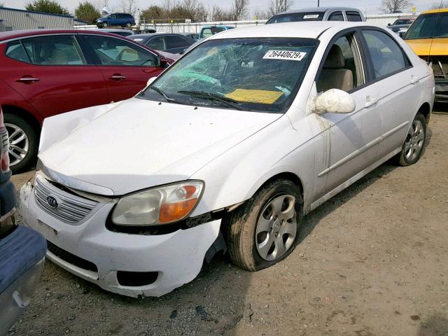 KNAFE122075466263 - 2007 KIA SPECTRA EX WHITE photo 2