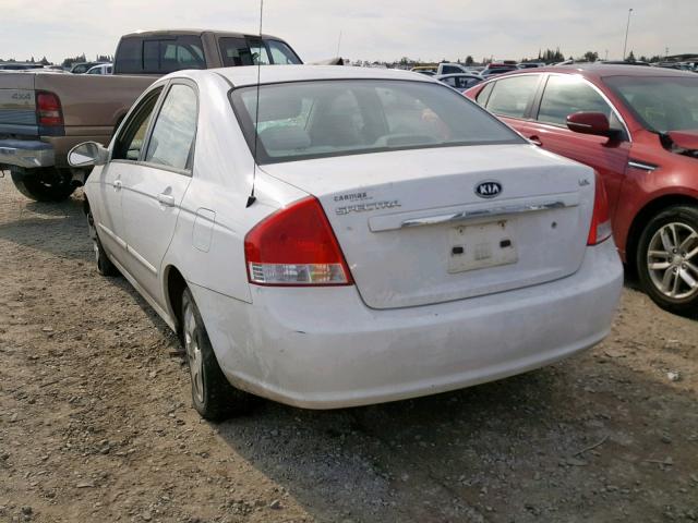 KNAFE122075466263 - 2007 KIA SPECTRA EX WHITE photo 3