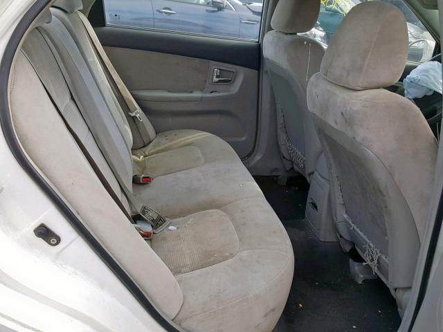 KNAFE122075466263 - 2007 KIA SPECTRA EX WHITE photo 6